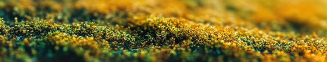 Colorful moss covering forest ground during daytime photo