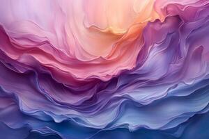 Vibrant Abstract Waves - Dynamic Colors and Flowing Textures for Art Design photo
