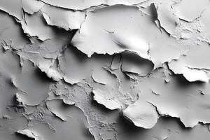 Abstract Texture of Peeling White Paint for Artistic Design and Background Concepts photo