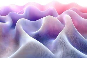 Abstract Wavy Pattern with Pastel Colors for Modern Design and Background Use photo