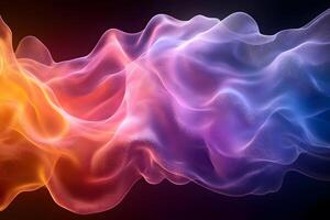Fluid Dynamics of Colorful Abstract Waves for Modern Design photo