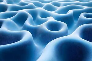 Abstract Blue Wave Pattern Background Ideal for Modern Design Projects photo