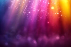 Magical Colorful Abstract Background with Sparkling Light Effects for Creative Designs photo