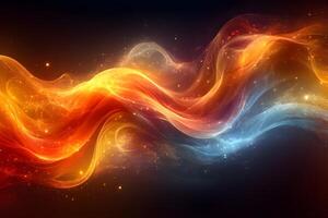 Dynamic Abstract Swirling Colors for Artistic Design and Digital Backgrounds photo
