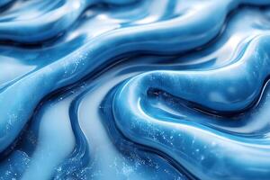 Abstract Blue Liquid Waves Texture for Modern Design Projects photo