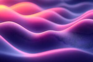 Abstract Colorful Waves in Pink and Purple - Modern Design for Digital Art and Backgrounds photo