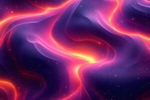 Abstract Cosmic Swirl Vibrant Digital Art for Modern Design photo