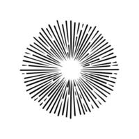 Creative fireworks unique explosion on plain white background vector