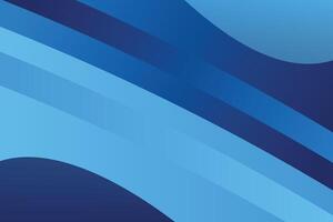 Abstract blue and light blue gradient curved shapes banner background. vector