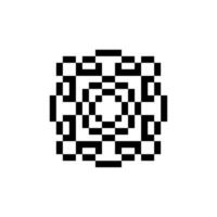 historical wave pixel art vector