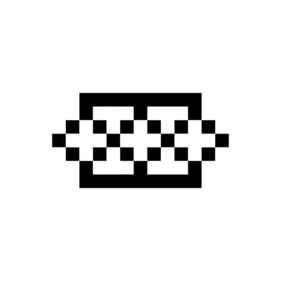old-school symbol pixel art