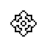 historical stripe pixel art vector