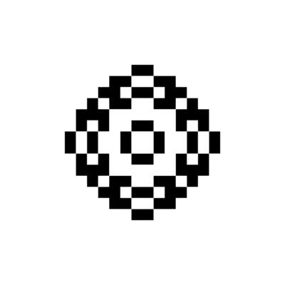 vintage weave pixel art