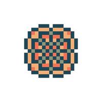 classic ornament pixel art texture soft traditional effect vector