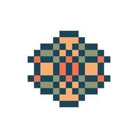 classic stripe pixel art vector