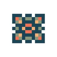 detailed frame pixel art vector