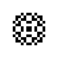 ornamental scroll pixel art vector