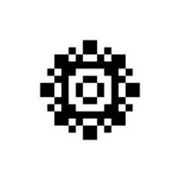 decorative symbol pixel art vector