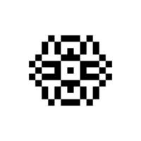 classic ribbon pixel art vector