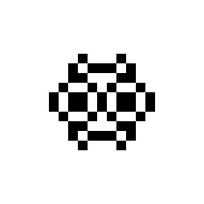 simple square pixel art frame decorative classic touch
