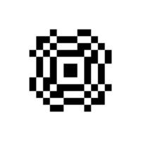 detailed border pixel art element classic artistic touch vector
