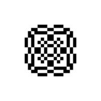 bold motif pixel art vector