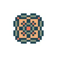 old-school ribbon pixel art vector