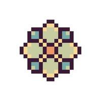 Retro pixel abstract illustration vector