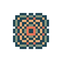 elegant shape pixel art texture clean old-style design vector