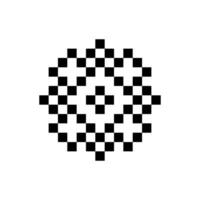 historical stripe pixel art frame smooth elegant touch vector