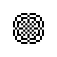 ornamental symbol pixel art pattern unique classic design vector