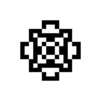 minimalist pattern pixel art vector