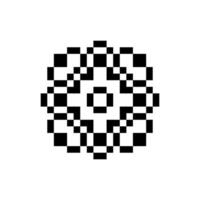 smooth decoration pixel art vector