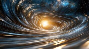 mesmerizing swirl of bright lines in colorful cosmic space photo