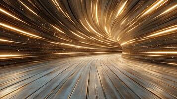 Bright, vibrant lines create abstract representation of motion and light photo