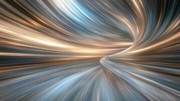 Dynamic abstract lines create vibrant cosmic setting with motion photo