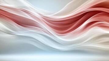 Flowing lines create abstract techno background in soft colors photo
