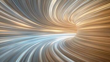 Dynamic light trails create intricate patterns in motion photo