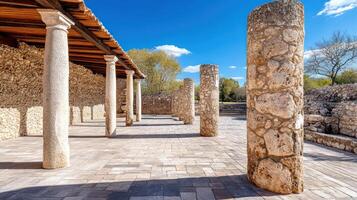 A stone walkway photo