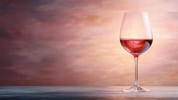 close up of swirling red wine in glass, showcasing its rich color and texture photo