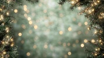 Lush green and gold tones create vibrant abstract bokeh effect photo