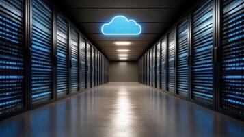 Cloud computing in the data center photo