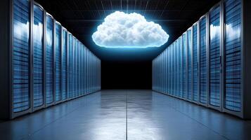 Cloud computing and data center photo