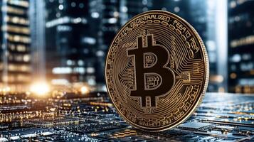 Bitcoin is the most popular cryptocurrency in the world photo