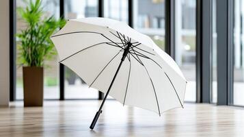 modern automatic umbrella with sleek design, perfect for any setting photo