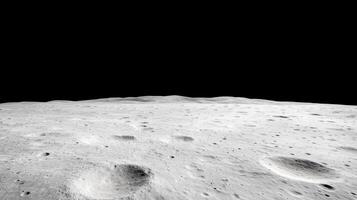 The moon surface is seen from the surface of the moon photo