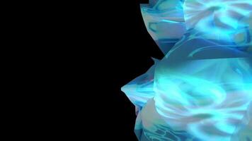 Blue Structure Abstract Digital Rendering video