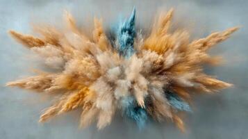 vibrant explosion of color with dynamic textures and patterns photo