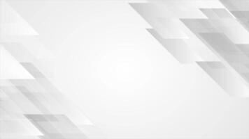 Grey geometric abstract tech elements video