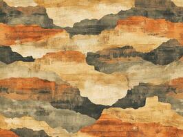 Abstract landscape design featuring earthy colors and textures photo